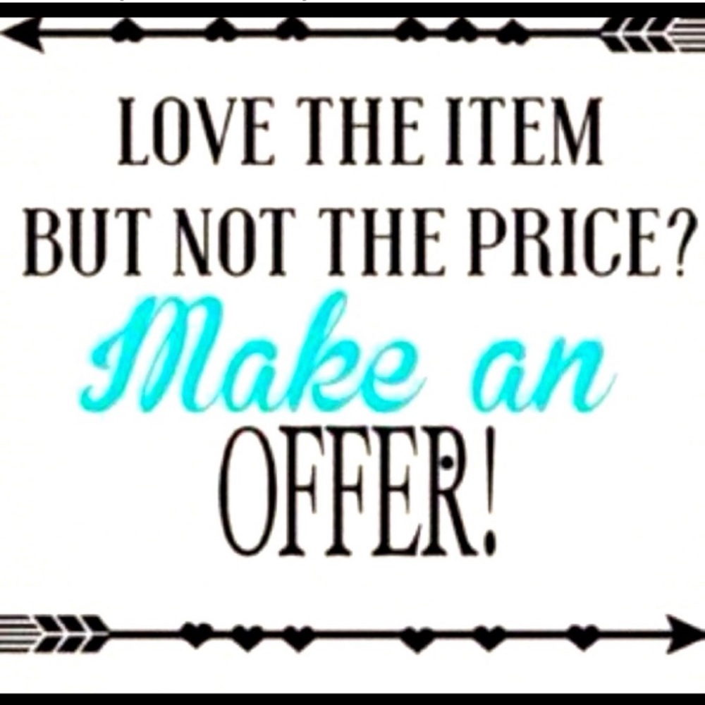 Reasonable offers considered! Thank you
